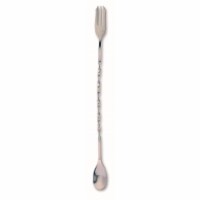 Wrap-Art 26927 12.5 in. Stainless Steel Bar Spoon with Fork
