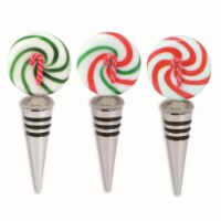 Wrap-Art 26930 Glass Christmas Candy Bottle Stopper