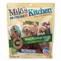 Big Heart SMU52775CS 10 oz Homestyle Dog Treats Beef Sausage Slices with Rice - 5 Count