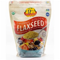 Premium Gold Organic Ground Flax Seed | High Fiber Food | Omega 3 | 4 pounds Perspective: Main