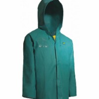 Onguard Chemtex Rain Jckt,Attchd Hood,Green,3XL 7103400