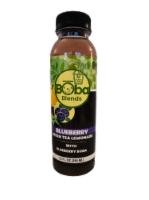 Maglio Boba Blends Blueberry Green Tea Lemonade with Blueberry Boba Bottle Perspective: Main