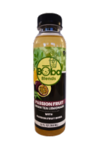 Maglio Boba Blends Passion Fruit Green Tea Lemonade with Passion Fruit Boba Bottle Perspective: Main