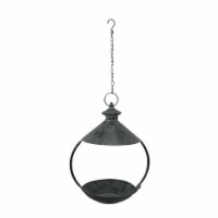 Metal Rustic Round Hanging Bird Feeder Tray Platform Outdoors Home Garden Decor