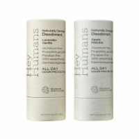Hey Humans Natural Deodorant Variety Pack (Lavender Vanilla + Apple Matcha) 2 OZ Variety Pack