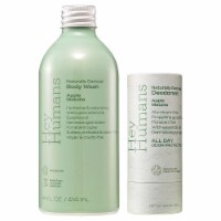 Hey Humans Apple Matcha Deodorant & Body Wash Set | Vegan, Cruelty Free, Cream Variety Pack
