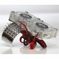 Power Hobby PHBFSSILVER 4WD Aluminum Cooling Fan Slash, Silver