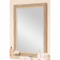 Weathered Beach Framed Vanity Wall Mirror 27''x 32''