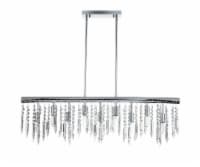 Estelle 9-Light Chrome Chandelier With Hand Cut Crystal Island Light DIY
