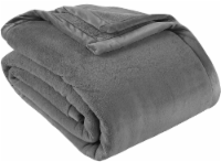 Berkshire Blanket Prima Plush Throw Blanket - Gray Perspective: Main