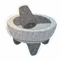 Molcajete - Pestal And Mortar 3x3in - Vinyl Sticker Or Magnet