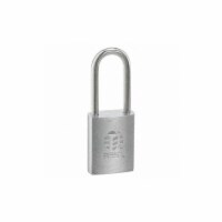 Best Padlock, 7/8 in,Rectangle,Silver 11B772T