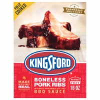 Kingsford Boneless Pork Steak Cuts with Kansas City BBQ Sauce