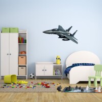 VWAQ Fighter Jet Wall Sticker Peel and Stick Decal - PAS17