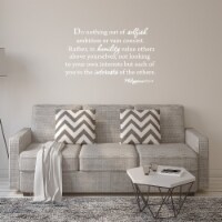 VWAQ Do Nothing Out of Selfish Ambition Bible Wall Quotes Decal