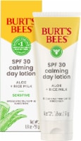 Burt's Bees Sensitive Skin Aloe and Rice Milk SPF 30 Calming Day Face Lotion Perspective: Main