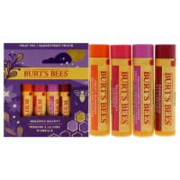 Burt's Bees Non-Tinted Beeswax Bounty Fruit Mix Lip Balm Holiday Gift Set