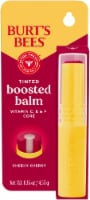 Burt's Bees® Tinted Boosted Lip Balm - Cheeky Cherry Perspective: Main