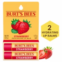 Burt's Bees Natural Origin Moisturizing Strawberry Lip Balm