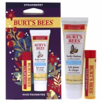 Burt's Bees® Hive Favorites Strawberry Holiday Gift Set Perspective: Main