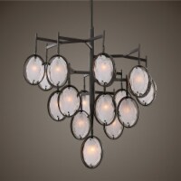 212 Main 21344 Maxin 15 Light Large Bronze Chandelier