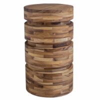 Uttermost Boone Acacia Wood Drink Table in Natural