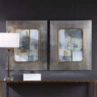 212 Main 41613 36 x 42 x 6.25 in. Gilded Whimsy Abstract Prints Set of 2 Perspective: Main