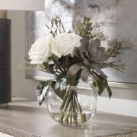 212 Main 60182 Belmonte Floral Bouquet & Vase - 10.24 x 10.24 x 15.16 in.