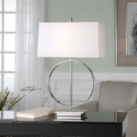 Uttermost Addison Polished Nickel Lamp