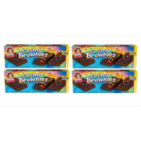 Cosmic Brownie Big Packs, 4 Boxes, 48 Individually Wrapped Brownies with Chocolate Chip Candy
