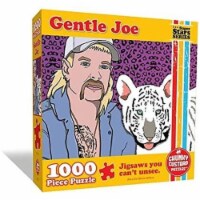 Gentle Joe Tiger King Jigsaw Puzzle 1000ct Piece Pop Culture Premium Quality Chunky Custard