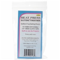 Heat Press Batting Together - White-.75 X10yd
