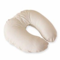 Organic Cotton Nursing Pillow - Kapok Fill Natural Damask Outer
