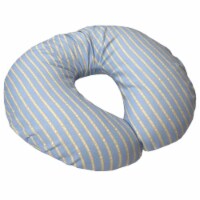 Organic Cotton Nursing Pillowcases - Blue Baby Talk Flannel