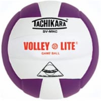 Tachikara SVMNC.PRW Volley-Lite Volleyball - Purple-White