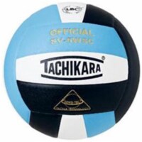 Tachikara SV5WSC.PBWB Sensi-Tec Composite High Performance Volleyball - Powder Blue-White-Bla