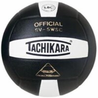 Tachikara SV5WSC Sensi-Tec Composite Volleyball (Black and White)