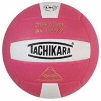 Tachikara SV5WSC.PKW Sensi-Tec Composite High Performance Volleyball - Pink-White