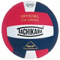 Tachikara SV5WSC Sensi-Tec Composite Volleyball (Red, Wht, Navy)