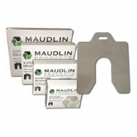 Maudlin Products Slotted Shim,C-4x4 Inx0.100In,PK5 MSC100-5