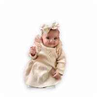 Laurenza's Baby Toddler Girls Oatmeal Knit Sweater Dress
