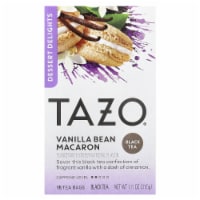 TAZO Dessert Delights Black Tea Vanilla Bean Macaron 15 Tea Bags - 1.11 oz (31.5 g) Perspective: Main