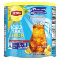 Lipton® Lemon Flavored Instant Iced Tea Mix Perspective: Main