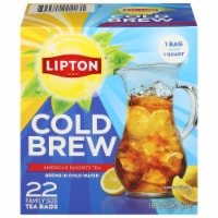Lipton® Blacked Iced Family Size Tea Bags Perspective: Main