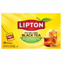 Lipton® Black Tea Bag Decafeinated Perspective: Main