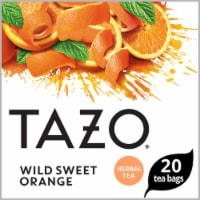 Tazo Wild Sweet Orange Herbal Tea Tea Bags Perspective: Main