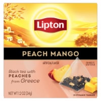 Lipton Peach Mango Black Tea Bags Perspective: Main