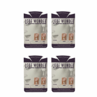 Lobe Wonder 240 Unisex Earring Support Patches Self Adhesive Oval For All Age Groups - 4 Pack