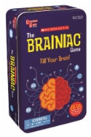 University Games Scholastic The Brainiac Game Tin Perspective: Main