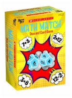 University Games Scholastic Math Match Dice and Card Game
